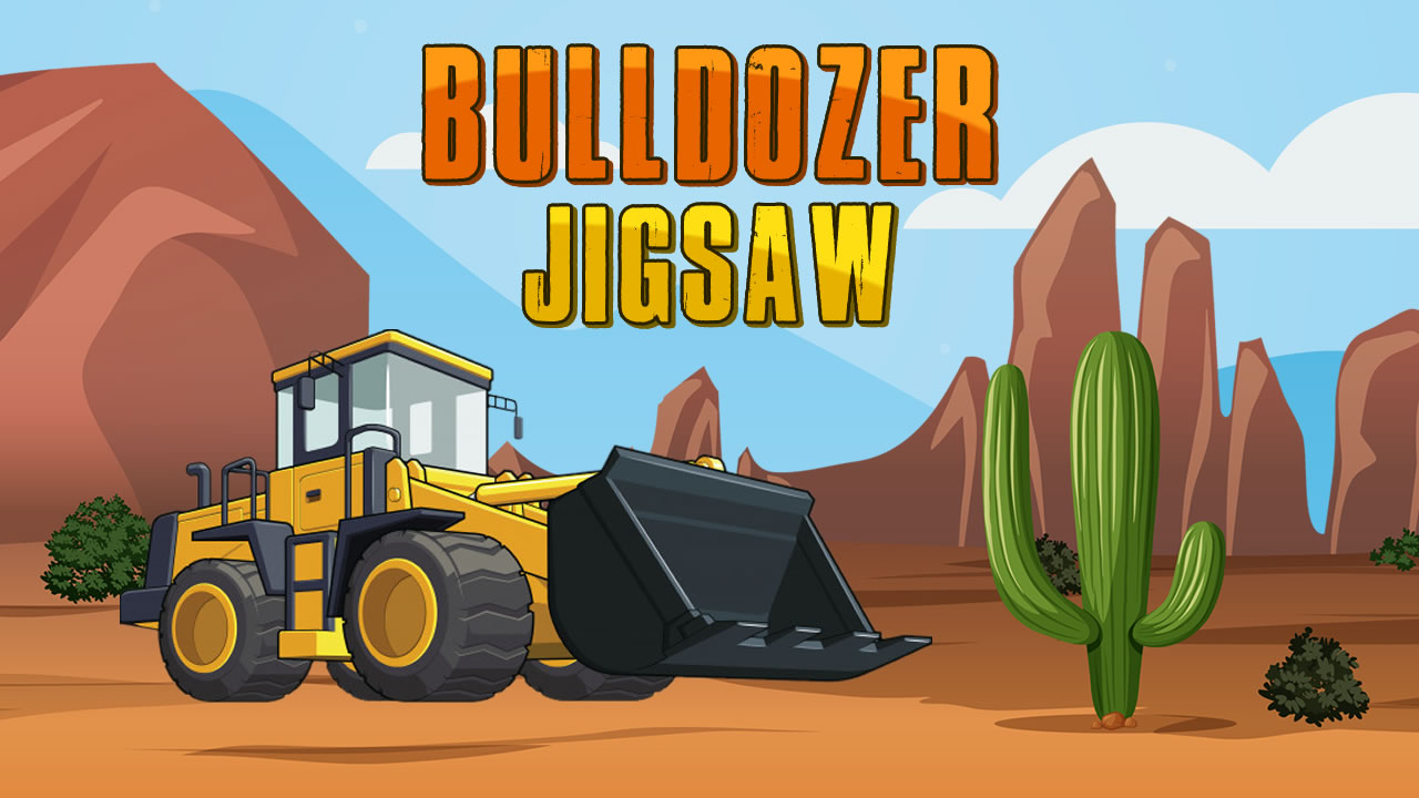 Imaginea Bulldozer Jigsaw