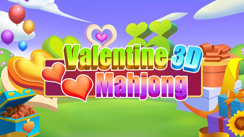 Mahjong 3D de Ziua Îndrăgostiților